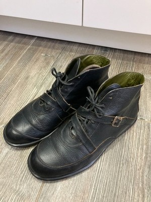 Vintage Kenzo Ankle Boots Leather Lace Up Boots Size Women's - US 8