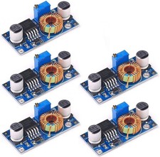 5Pcs Adjustable DC-DC Step-Down Module 4&ndash;38V In, 1.25&ndash;32V Out