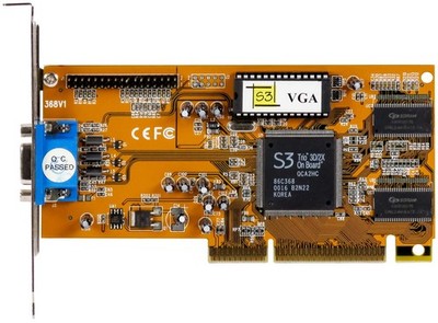 DIAMOND MULTIMEDIA S3 TRIO 3D/2X 8MB 368V1 AGP