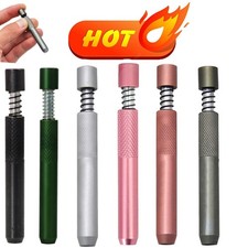 6Pcs Self Cleaning One Hitter Metal Bat Tobacco Smoking Dugout Pipe Accessory