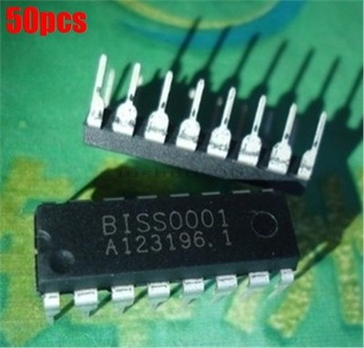 50Pcs   Infrared Human Body Alert Dip BISS0001 DIP16 DIP-16 Ic New nq #wd