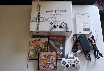 Sony Playstation 2 PS2 Slim Console White JPN Great Condition US seller READ!