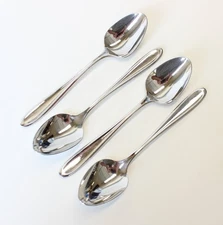 4 Four WMF Cromargan Artisan Stainless Steel Teaspoons Glossy 18/10 Korea