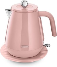 De'Longhi KBY3001.PK Jug Kettle Rapid Boil Function Eclettica 1.7L 3000w Pink
