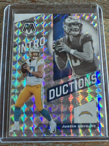 2020 Mosaic Justin Herbert Introductions Mosaic Prizm Rookie RC #I3