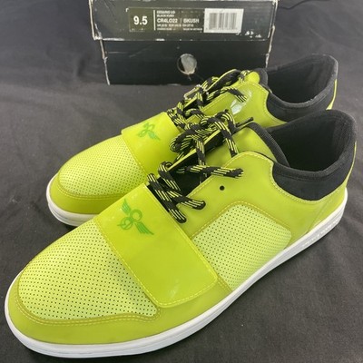 Creative Recreation Cesario Lo Men's Size 9.5 Neon Green Yellow Shoe Black Kush!