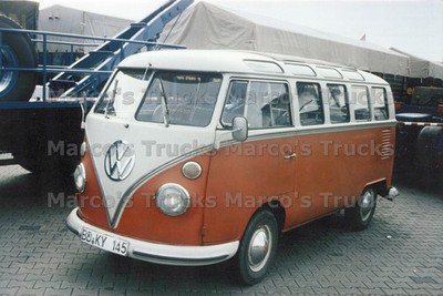 LKW Foto Volkswagen Type 2 T1 Samba Minibus Deutschland rot #o5nt