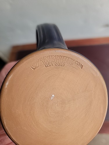 WEST BADEN SPRINGS Hotel / Coffee Mug /Drip Glaze/ 2019 DENEEN POTTERY/0925-gw3 - Picture 8 of 10