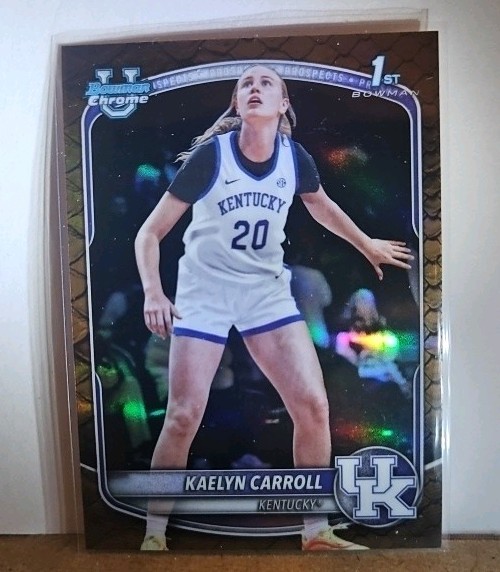 2025-26 Bowman Reptilian Refractor 1st Kaelyn Carroll Kentucky