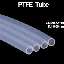 Tubo in teflon PTFE trasparente ID 0,5-32mm OD 1,6-36mm