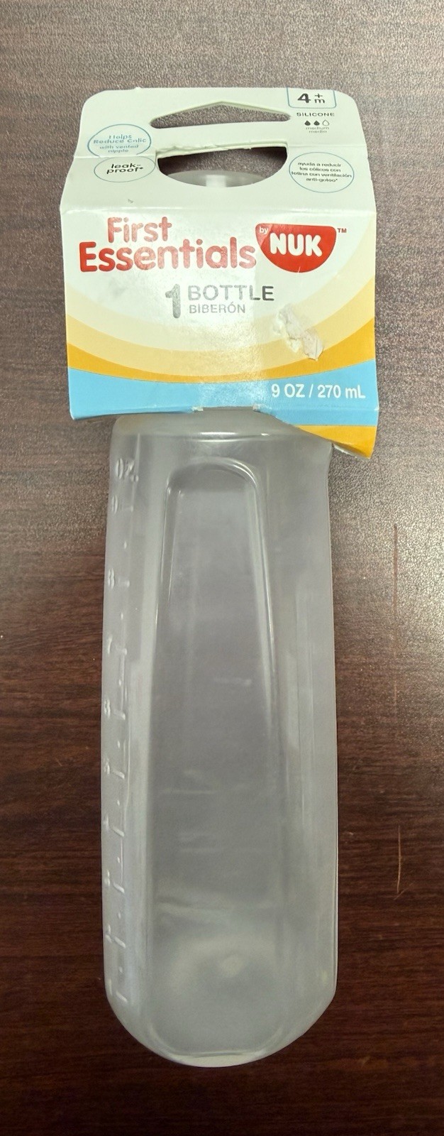 NUK First Essentials 1 Bottle 9oz Leak-Proof