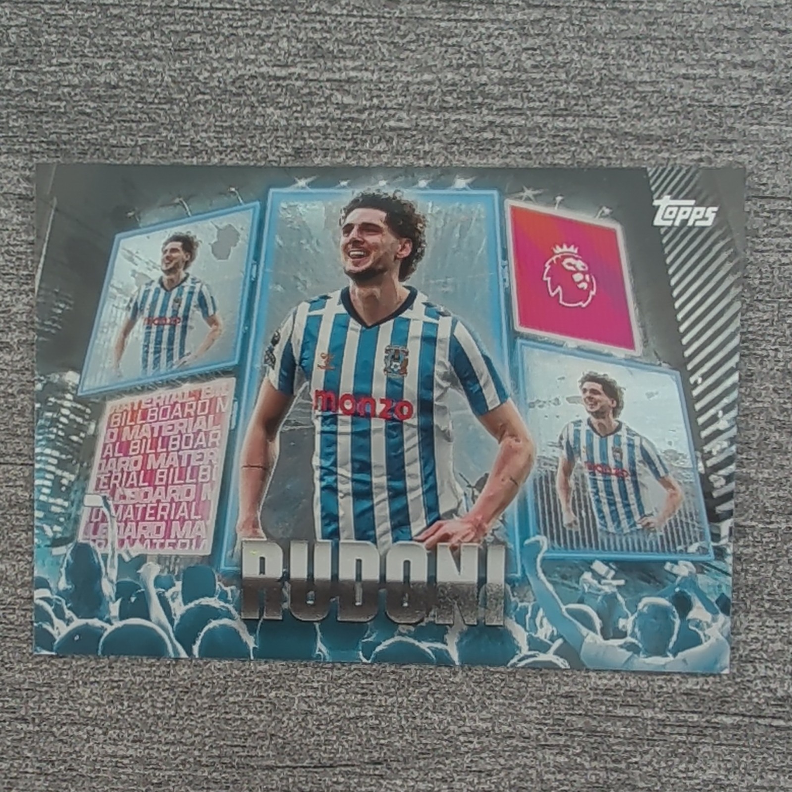 2026-27  Topps Premier League Jack Rudoni Billboard Material Case Hit Coventry