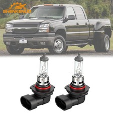 Pair Halogen Fog Lights Bulbs For 2003-2006 Chevy Silverado 1500 2500 3500 Hd