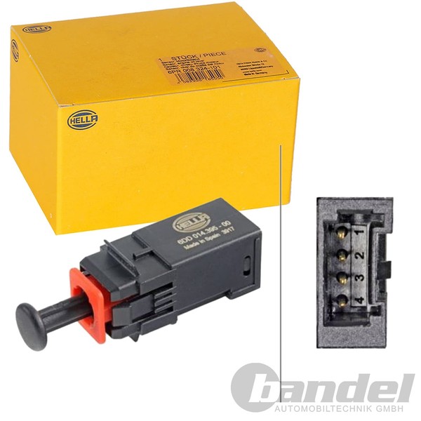 Hella Bremslichtschalter FüR Abarth Grande CitroËN Nemo Fiat Fiorino Grande-image