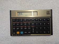 Vintage Hewlett Packard HP-12C Programmable Financial Calculator W/ Case Clean