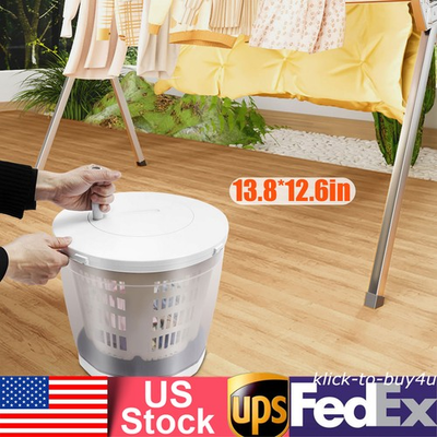 #ad #ad 2 in 1 Hand Operated Washing Machine Spin Dryer Manual Clothes Washer For Travel $49.18