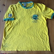 World Cup  Brazil Shirt M Brasil soccer Futebol 2010 FIFA World Cup
