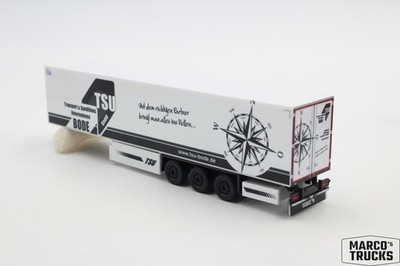 Herpa Kühlkoffer-Auflieger ''TSU Bode'' aus 319959 1/87 /HN4202-2
