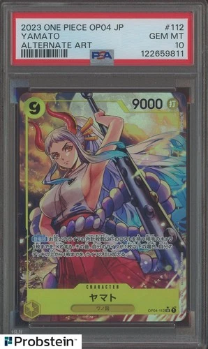 2023 One Piece OP04 Japanese #112 Yamato Alternate Art PSA 10 GEM MINT