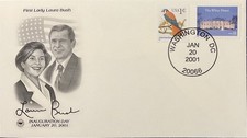 Postal Commemorative Society Inauguration Day 2001 George Bush Laura DC CXL