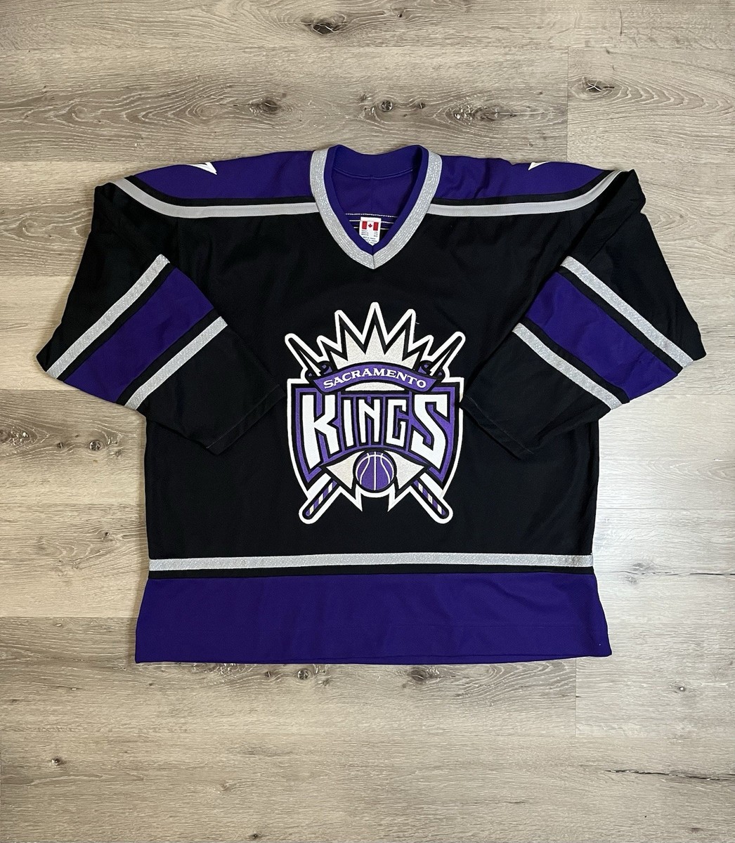 Vintage CCM Sacramento Kings Hockey Jersey Sz 2XL NBA | eBay