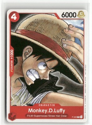 Monkey.D.Luffy One Piece Film Red P-022 Promo One Piece Card Game