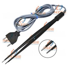 Potts Smith Pinza Monopolare Interruttore Manuale 25cm con Cavo Silicone 3mtr Attaccato