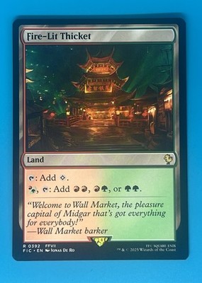 Fire-Lit Thicket Commander: Final Fantasy Regular