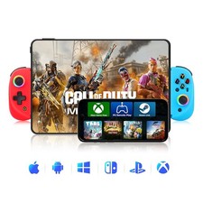 Wireless Mobile Gaming Controller for IOS  Android, Bluetooth Red Blue