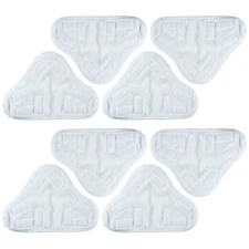 8 Pack Replacement Pads Compatible with H2O H20 Steam Mop X5 - Washable& Reusabl