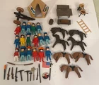 Playmobil Geobra Vintage 1974 Cowboys Indians Cavalry Western 70s HUGE MIXED LOT
