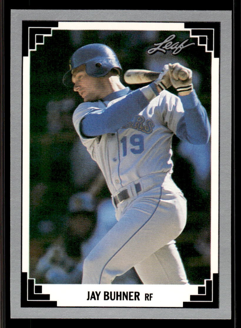 1991 Leaf - Jay Buhner #62 Seattle Mariners