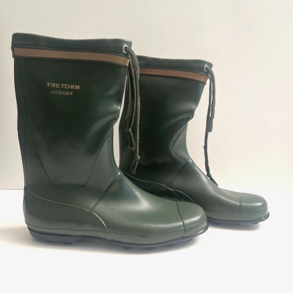 NEW Vintage Tretorn Sweden Women’s Rain Muck Farm Hunting Rubber Boots US Size 9 - Image 3 of 4