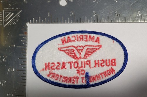 Bush Pilot Association Wings Funny Sex Humor 4" Biker Vest Gag Gift Patch - Picture 2 of 2