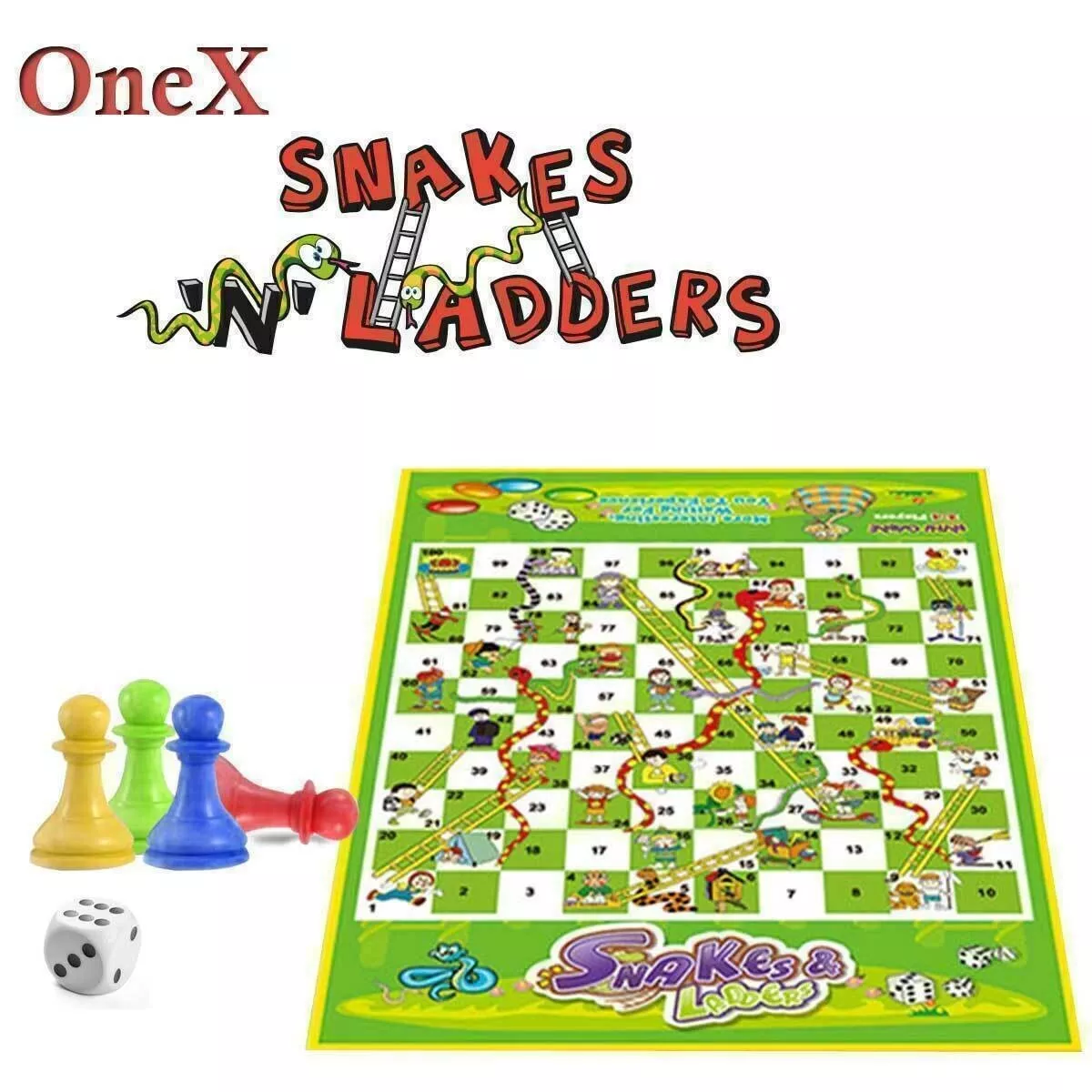 Snake Ladder Board Game Set Flight Chess Educational jogos juegos