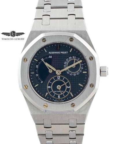 Audemars Piguet Royal Oak Dual Time 25730ST Blue Dial 36mm Unp...