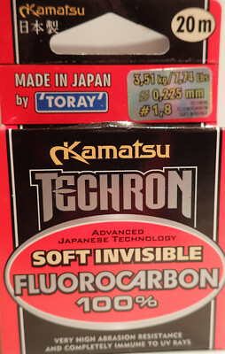 KAMATSU TECHRON FLUOROCARBON 0,225 mm 3,51 KG 20 Meter