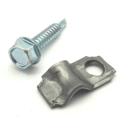 ZAUN-ANHALT Filo di tensione rete metallica recinzione supporto filo di tensione pali treccia trapano vite 50x