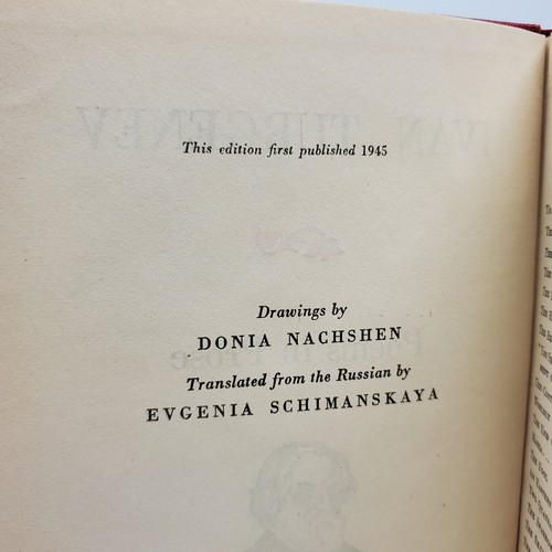 Ivan Turgenev Poems in Prose - 1945, 1st Edition Thus, Illustrated - Hardcover - Picture 3 of 5