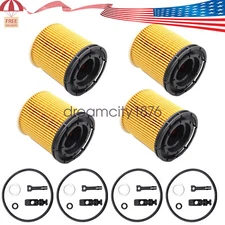 4Pcs Oil Filter Pack w/Seals 26350-2M000 Fits for 2019-2020 Kia Rio 1.6L Engine