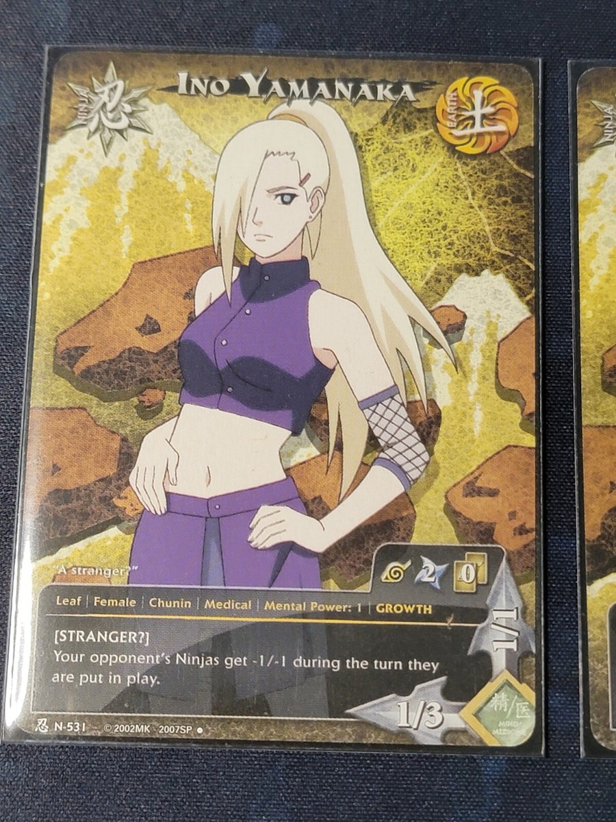 Ino Yamanaka Naruto TCG Alternate Art Alt PROMO N-531 Stranger