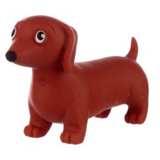 Stretchy Sausage Dogs Fidget Squeezy Dachshund Dogs Brown Red Novelty Toy NEW