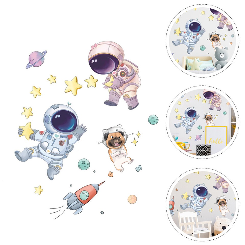 5 Sets Astronaut Wall Sticker Kitchen Vinyl Stickers Room Decor eBay