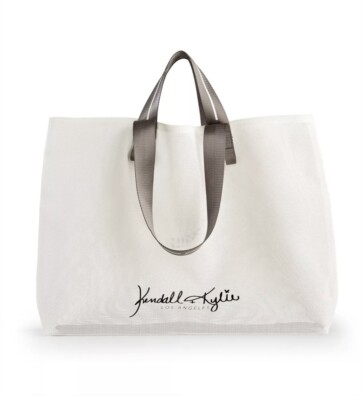 Kendall Kylie Large Woven Tote Big Beautiful Bag