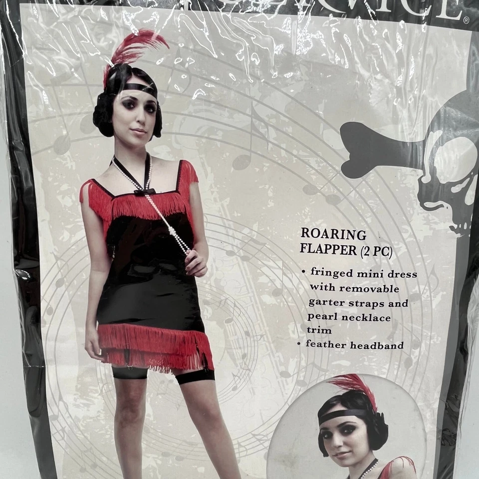New Lip Service Roaring Flapper Costume - Size M - Image 2 of 4