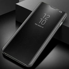 Simlicity Flip S-View Case Cover For Samsung Galaxy S21 S22 Ultra S23 Note 20 10