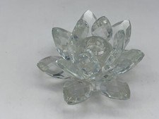 Statua Swarovski cristallo 011867 ninfea Ø 8,5 cm. Ottime condizioni