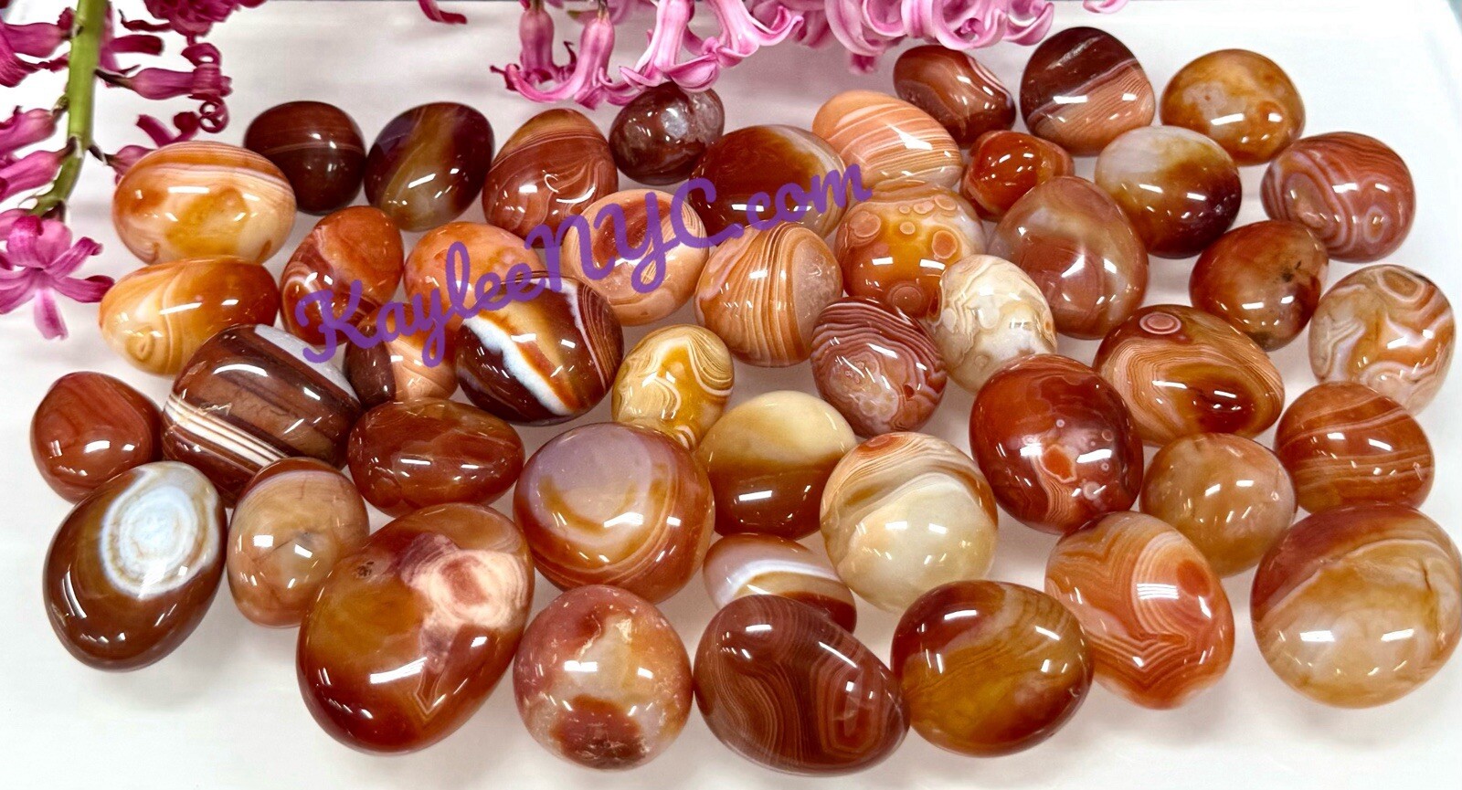 Wholesale Lot 2 Lbs Natural Sardonyx Tumble Crystal Healing Energy