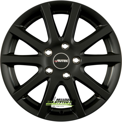 4x Autec Typ S - Skandic schwarz matt 6.5x16 ET45 - LK5/114.3 ML70 Felge Alu