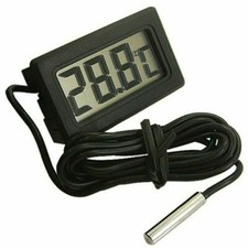 New Digital LCD Fish Tank Aquarium Marine Water Thermometer Temperature Black